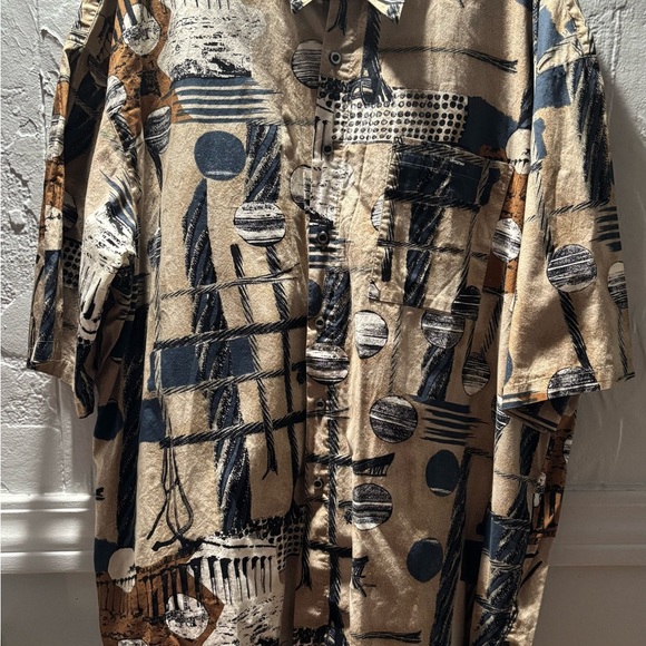 Expressions Multicolor Abstract Shirt - Picture 4 of 10